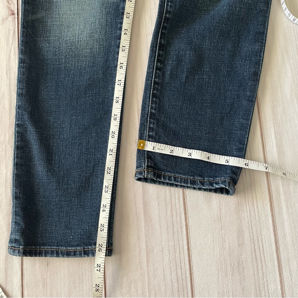 Lucky Brand Straight Skinny Jeans Women’s 6 | 28 Blue Med Wash Whiskering Casual - Picture 13 of 13